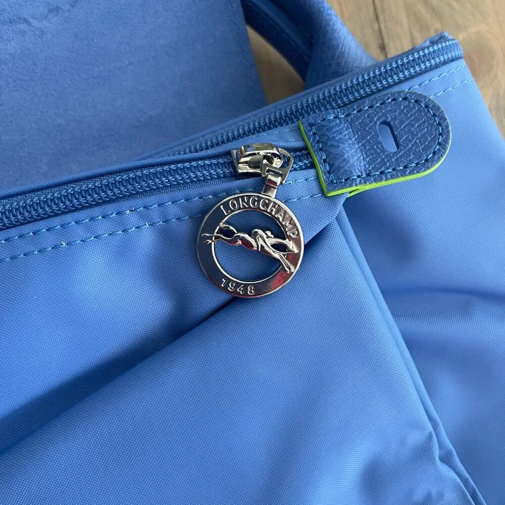 Longchamp Le Pliage  Travel bag XL Weekender - ***  Cornflower Blue -  NWOT - Picture 5 of 11